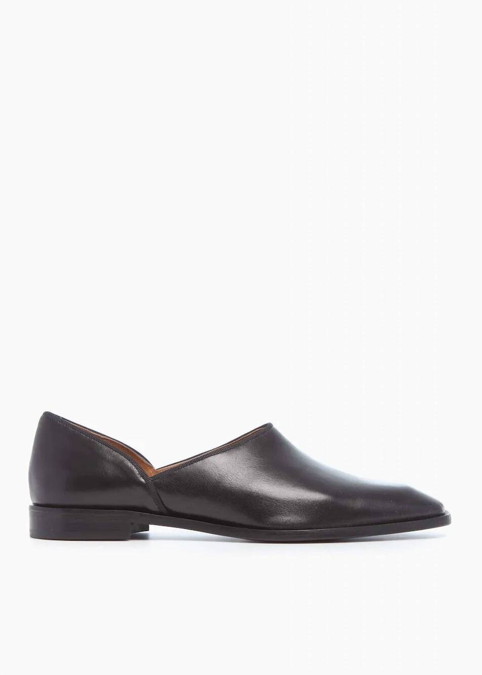 NEW COCLICO women's jackie opera flat shoes in black leather